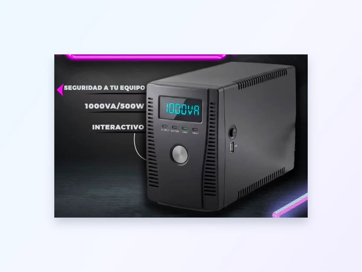 UPS 1000VA/500W