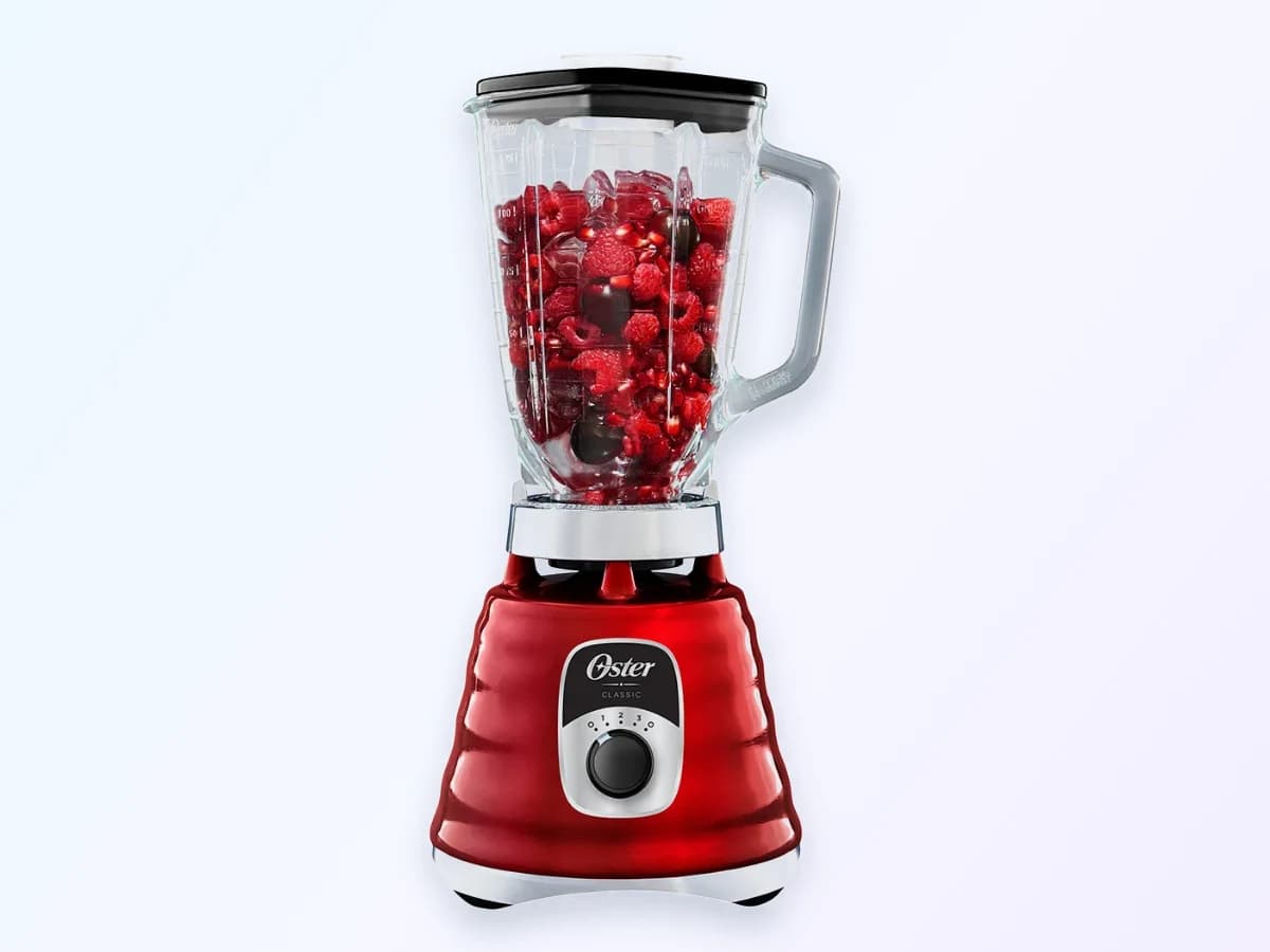 LICUADORA OSTER METAL ROJO 700W